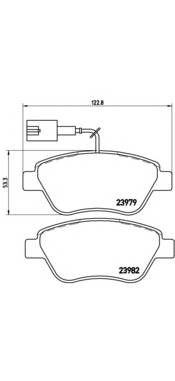 BREMBO P 23 140 Комплект тормозных колодок... BREMBO P 23 140 Комплект тормозных колодок...