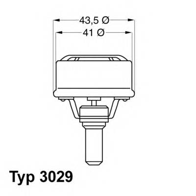 WAHLER 3029.83 Термостат, охолоджуюча рід... WAHLER 3029.83 Термостат, охолоджуюча рід...