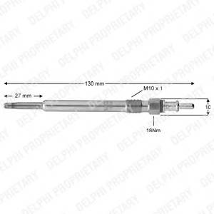 DELPHI HDS377 Свеча накаливания