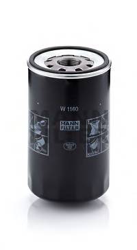 MANN-FILTER W 1160 Масляний фільтр MANN-FILTER W 1160 Масляний фільтр