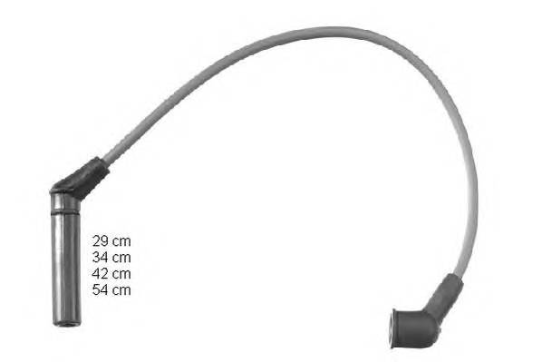 BERU ZEF1519 Комплект проводов зажигани