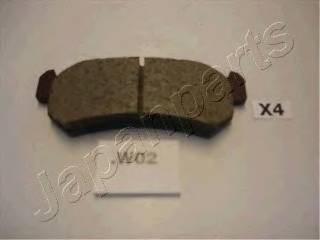 JAPANPARTS PP-W02AF Комплект тормозных колодок... JAPANPARTS PP-W02AF Комплект тормозных колодок...