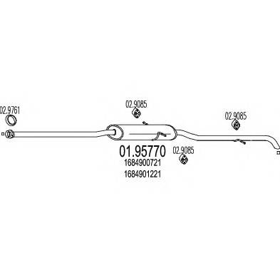 MTS 01.95770 Глушитель выхлопных газов ... MTS 01.95770 Глушитель выхлопных газов ...