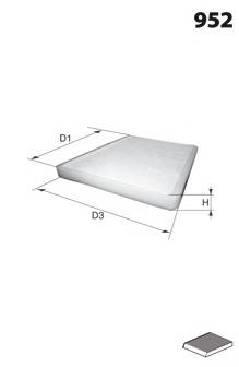 MECAFILTER ELR7049 Фильтр, воздух во внутренно