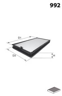 MECAFILTER ELR7198 Фильтр, воздух во внутренно... MECAFILTER ELR7198 Фильтр, воздух во внутренно...