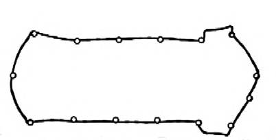 ELWIS ROYAL 1526546 Прокладка, кришка головки ц...
