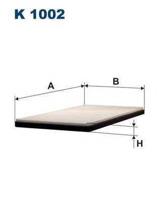 FILTRON K1002 Фильтр, воздух во внутренно