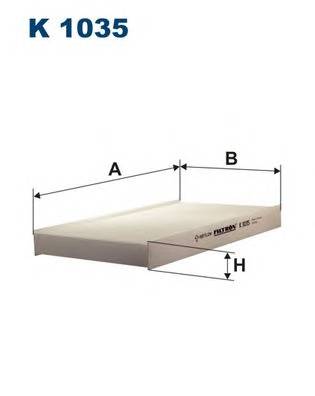 FILTRON K1035 Фильтр, воздух во внутренно