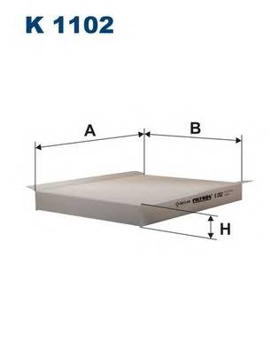 FILTRON K1102 Фильтр, воздух во внутренно... FILTRON K1102 Фильтр, воздух во внутренно...