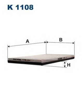 FILTRON K1108 Фільтр, повітря у внутрішнь...