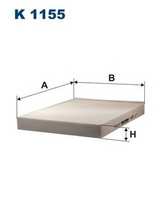 FILTRON K1155 Фильтр, воздух во внутренно