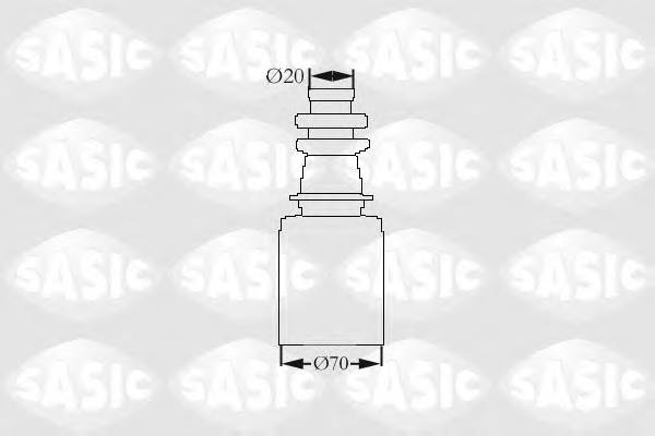 SASIC 2873833 Комплект пылника, приводно