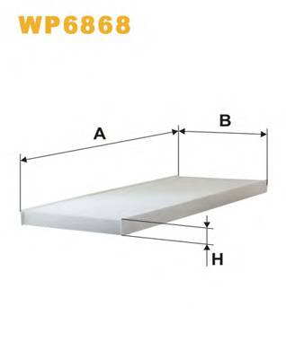 WIX FILTERS WP6868 Фильтр, воздух во внутренно