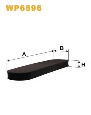 WIX FILTERS WP6896 Фильтр, воздух во внутренно