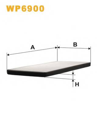 WIX FILTERS WP6900 Фильтр, воздух во внутренно