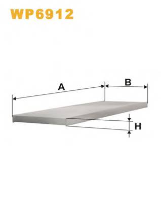 WIX FILTERS WP6912 Фильтр, воздух во внутренно