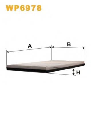 WIX FILTERS WP6978 Фільтр, повітря у внутрішнь...