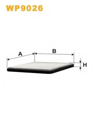 WIX FILTERS WP9026 Фильтр, воздух во внутренно