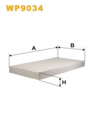 WIX FILTERS WP9034 Фильтр, воздух во внутренно