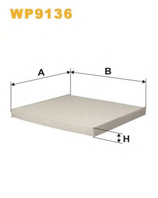 WIX FILTERS WP9136 Фільтр, повітря у внутрішнь...