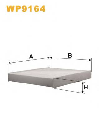 WIX FILTERS WP9164 Фильтр, воздух во внутренно