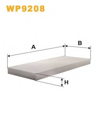 WIX FILTERS WP9208 Фильтр, воздух во внутренно