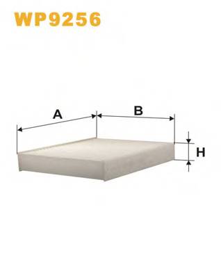 WIX FILTERS WP9256 Фильтр, воздух во внутренно
