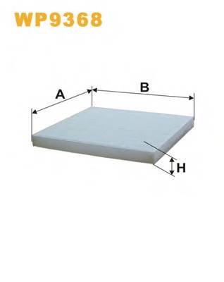 WIX FILTERS WP9368 Фильтр, воздух во внутренно...