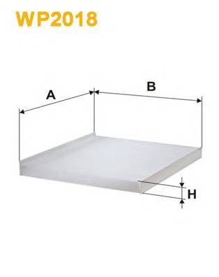 WIX FILTERS WP2018 Фильтр, воздух во внутренно