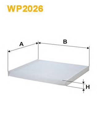 WIX FILTERS WP2026 Фильтр, воздух во внутренно