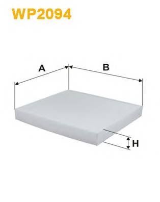 WIX FILTERS WP2094 Фильтр, воздух во внутренно