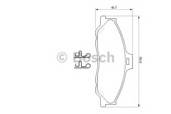 BOSCH 0 986 424 720 Комплект тормозных колодок... BOSCH 0 986 424 720 Комплект тормозных колодок...