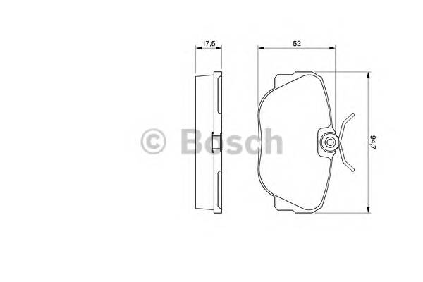 BOSCH 0 986 491 730 Комплект тормозных колодок... BOSCH 0 986 491 730 Комплект тормозных колодок...