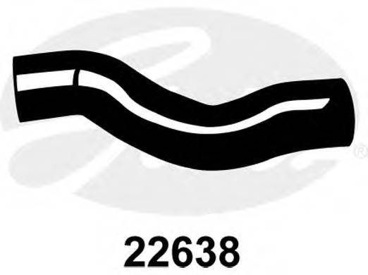 GATES 22638 Шланг радиатора GATES 22638 Шланг радиатора
