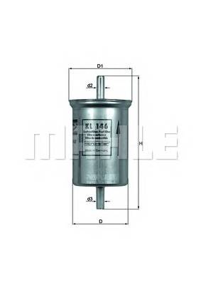 KNECHT KL 146 Топливный фильтр KNECHT KL 146 Топливный фильтр