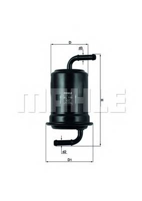 KNECHT KL 159 Топливный фильтр KNECHT KL 159 Топливный фильтр