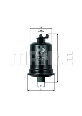 KNECHT KL 210 Паливний фільтр KNECHT KL 210 Паливний фільтр
