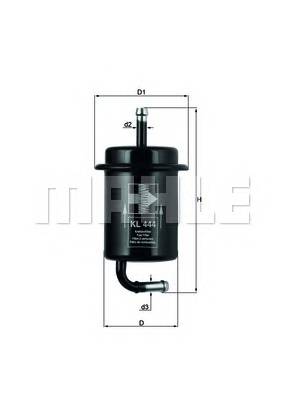 KNECHT KL 444 Топливный фильтр