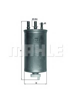 KNECHT KL 781 Паливний фільтр KNECHT KL 781 Паливний фільтр