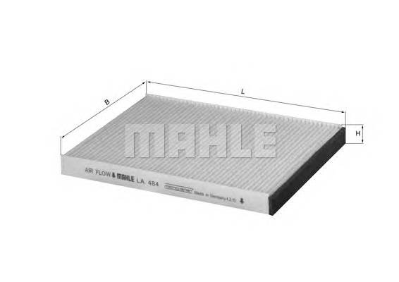 KNECHT LA 484 Фильтр, воздух во внутренно... KNECHT LA 484 Фильтр, воздух во внутренно...
