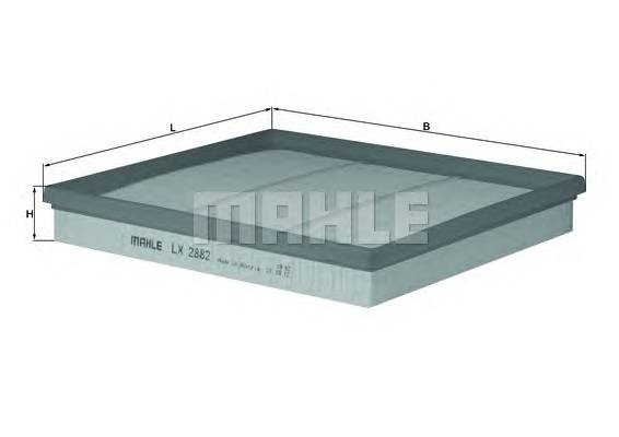 KNECHT LX 2882 Повітряний фільтр KNECHT LX 2882 Повітряний фільтр