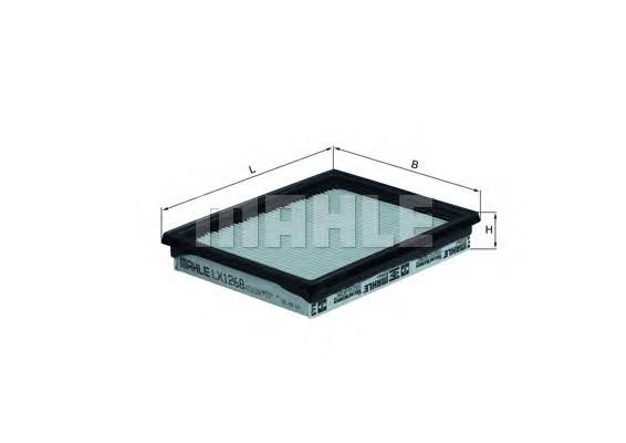 KNECHT LX 1268 Воздушный фильтр KNECHT LX 1268 Воздушный фильтр