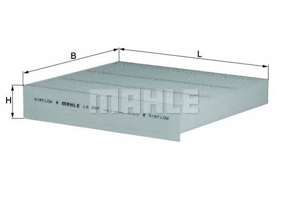 KNECHT LA 297 Фильтр, воздух во внутренно