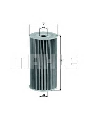 KNECHT OX 365/1D Масляный фильтр