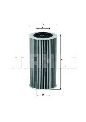 KNECHT OX 370D1 Масляный фильтр