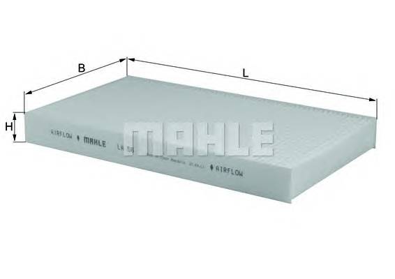 KNECHT LA 56 Фильтр, воздух во внутренно