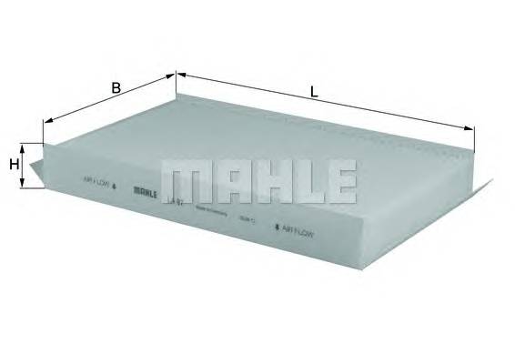 KNECHT LA 97 Фильтр, воздух во внутренно