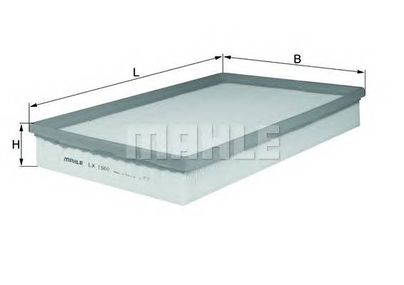 KNECHT LX 1500 Повітряний фільтр