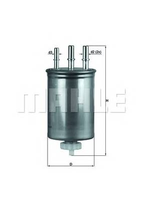 KNECHT KL 505 Паливний фільтр KNECHT KL 505 Паливний фільтр