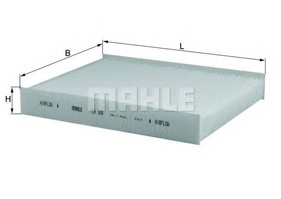 KNECHT LA 169 Фильтр, воздух во внутренно... KNECHT LA 169 Фильтр, воздух во внутренно...